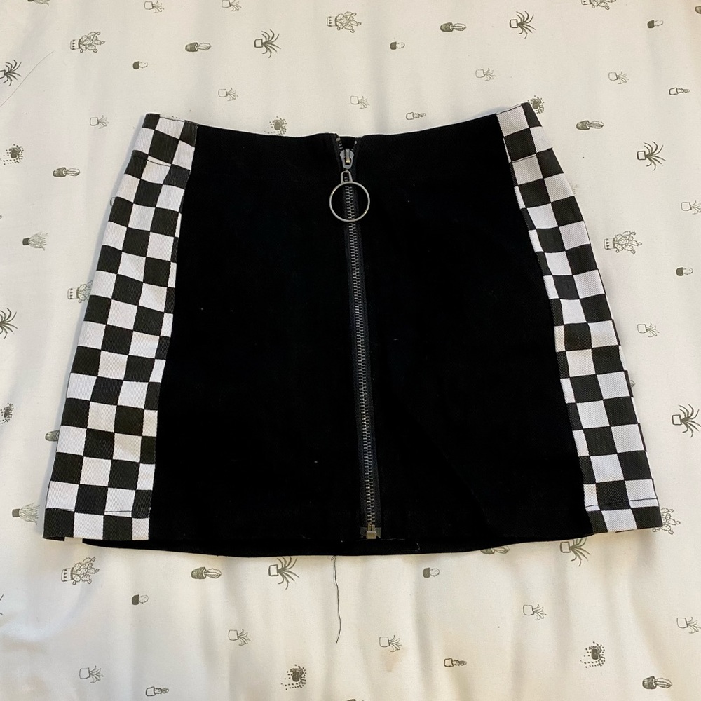 Lf carmar checkered skirt